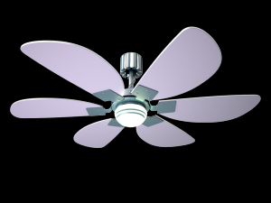 lamp fan Model 3D