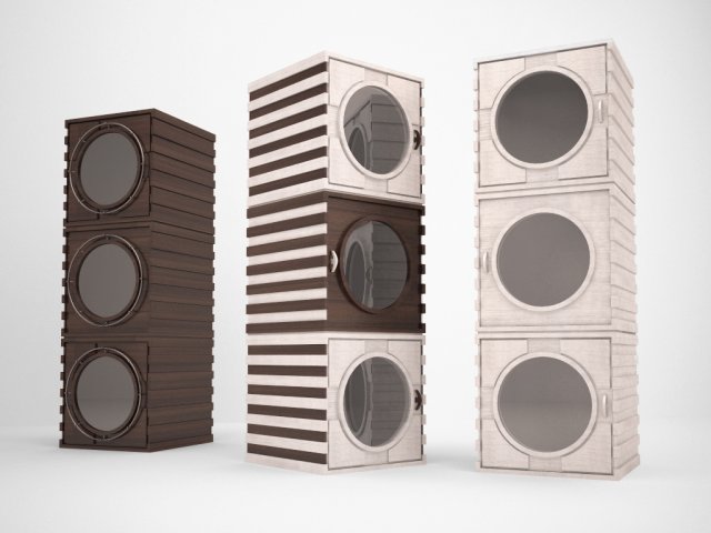 cupboard 3D Модель .c4d .max .obj .3ds .fbx .stl .blend 