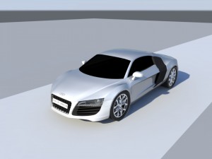 audi r8 2016 Model 3D