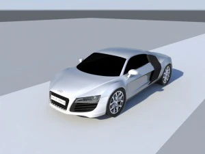 audi r8 2016 3D Model
