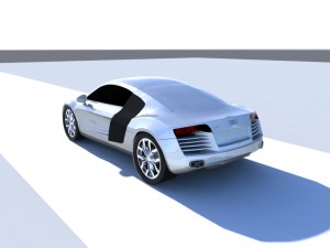 audi r8 2016 Model 3D