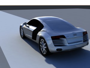 audi r8 2016 Model 3D