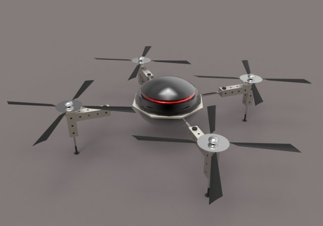 drone 3Dモデル .c4d .max .obj .3ds .fbx .stl .blend