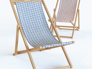 serena and lily - sling chair 3D Model