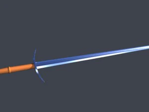 bastard sword 3D Model
