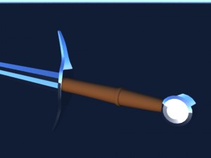 bastard sword 3D 模型