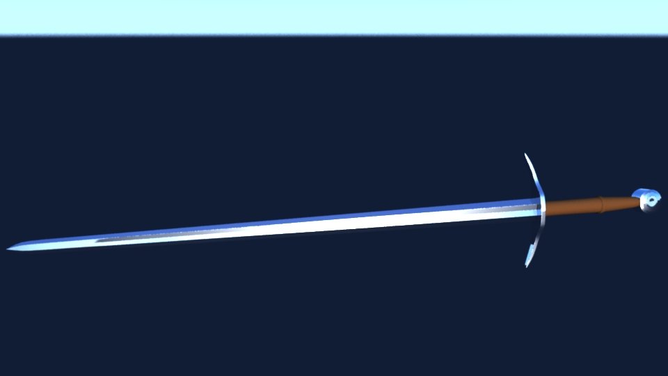 Bastard Sword Free 3d Models In Melee 3dexport