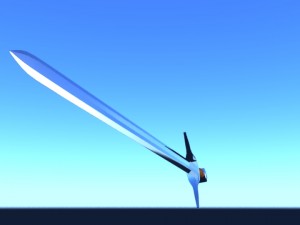 bastard sword 3D 模型