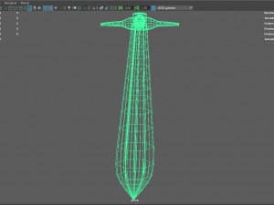 bastard sword 3D 模型