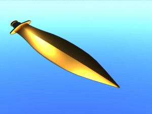 classical ancient greek hoplite swords Modelo 3D