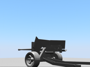 cannon 3D 프린트 모델