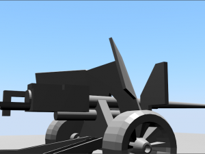 cannon 3D 프린트 모델