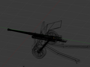 cannon 3D 프린트 모델
