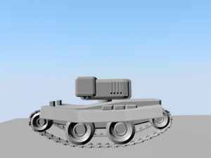 laser tank 3D Model