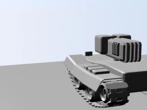 laser tank 3D Model