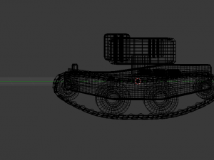 laser tank Model 3D