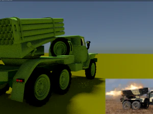 bm-21 Modello 3D