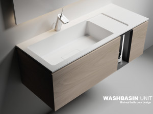 modern washbasin 3D मॉडल