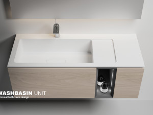 modern washbasin 3D मॉडल