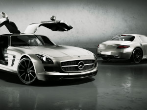 mercedes benz sls amg Model 3D