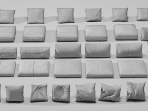cushions and seat 3D Model