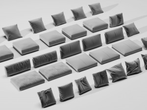 cushions and seat Model 3D