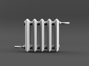 radiator 3D 모델