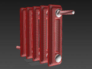 radiator 3D 모델
