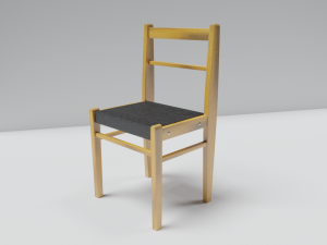chair of the soviet era Model 3D