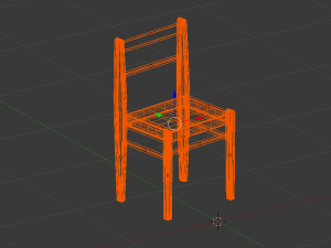 chair of the soviet era Model 3D