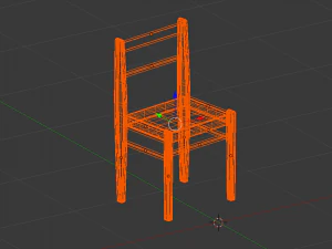 chair of the soviet era 3D Model