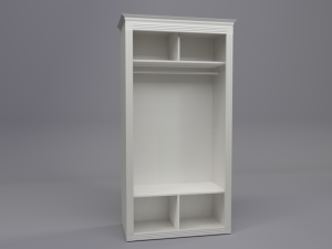 two-winged classic wardrobe 3D Model