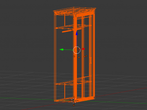two-winged classic wardrobe 3D Model