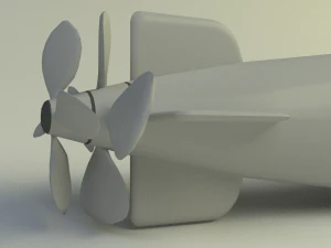japanese torpedo type 93 3D Model