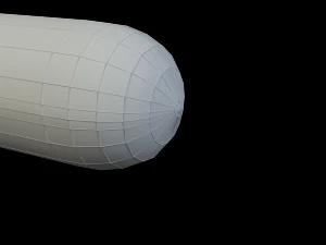 japanese torpedo type 93 3D Model