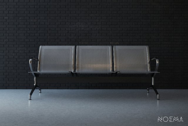 waiting seat 3D-Modell .c4d .max .obj .3ds .fbx .stl .blend 