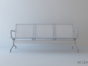 waiting seat 3D-Modell