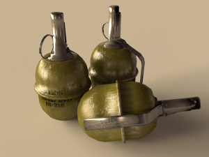 soviet grenade rgd5 3D Model