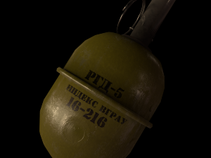 soviet grenade rgd5 Model 3D