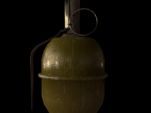 soviet grenade rgd5 Model 3D