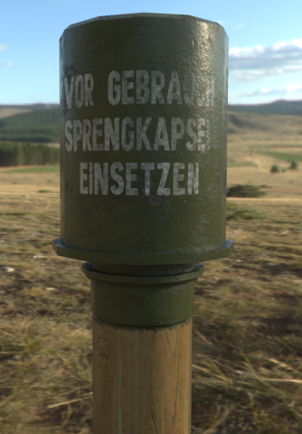german grenade m24 3D Model .c4d .max .obj .3ds .fbx .stl .blend