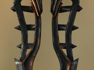 deadknight sword low-poly 3D Model