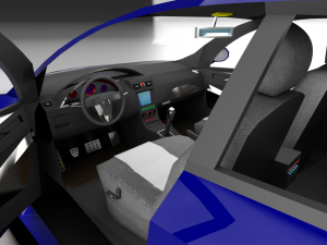 mazda 6 2008 model Modello 3D