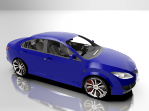 mazda 6 2008 model Modello 3D