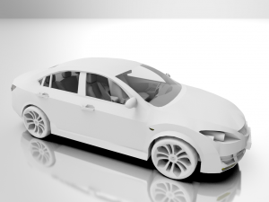 mazda 6 2008 model Modello 3D