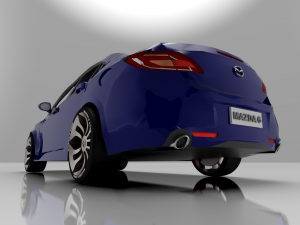 mazda 6 2008 model Modello 3D