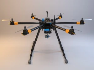 hexacopter - tarot t810 3D Model