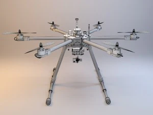 hexacopter - tarot t810 3D Model