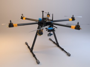 hexacopter - tarot t810 3D Model