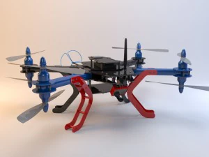 octoc&oacute;ptero - octo-quad 3dr Modelo 3D
